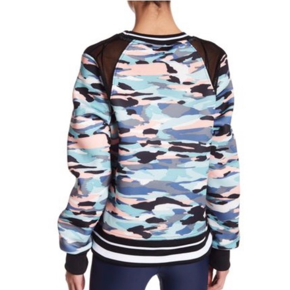 C&C California Blue Pastel Camo Scuba Pullover - Picture 2 of 9